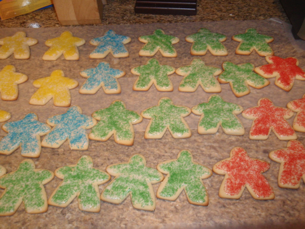 Meeple Sugar Cookies