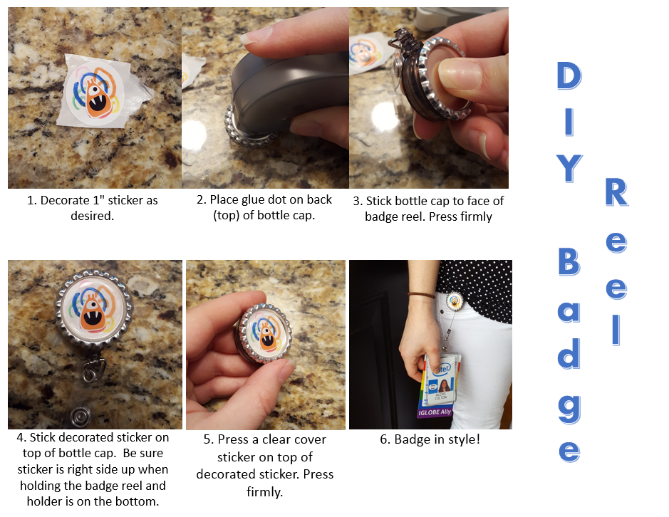 Large Scale DIY Badge Reel Activity