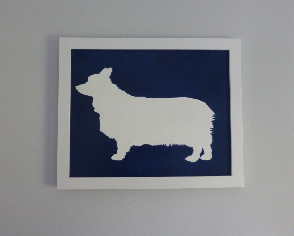Dog silhouette wall art (aka Dany art)