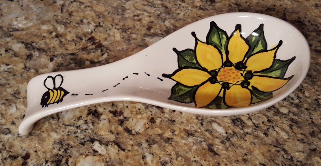 Bee spoon rest