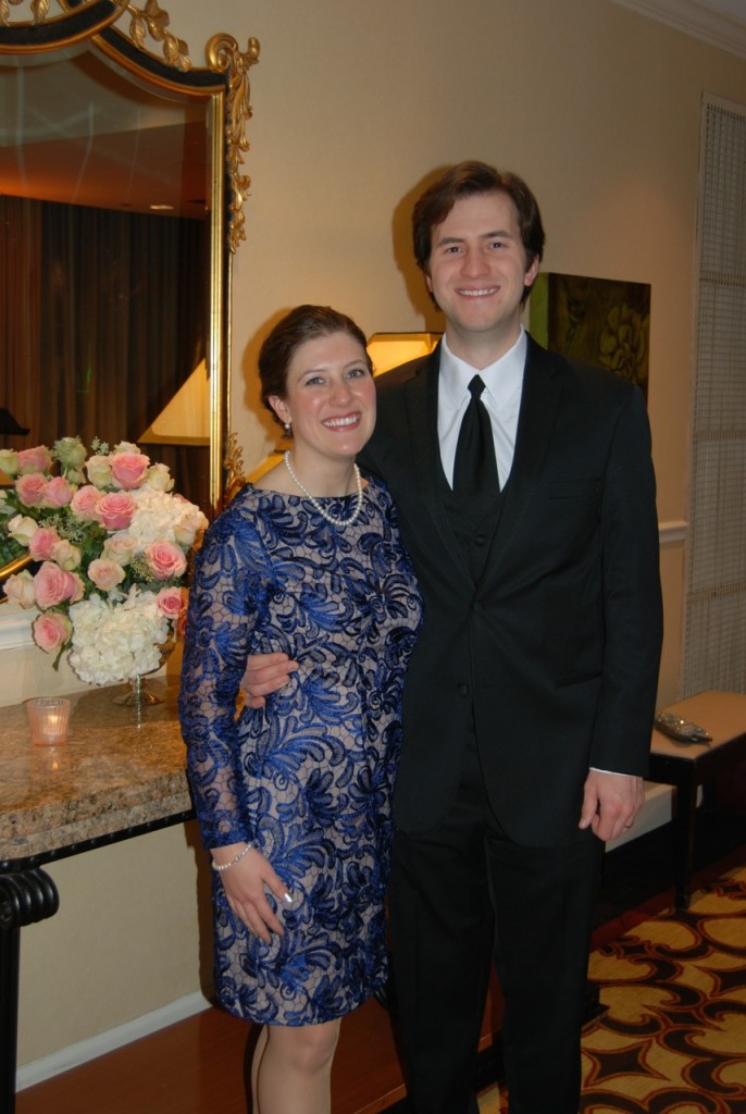 Finished product at the Bal d'Hiver with my handsome date. 