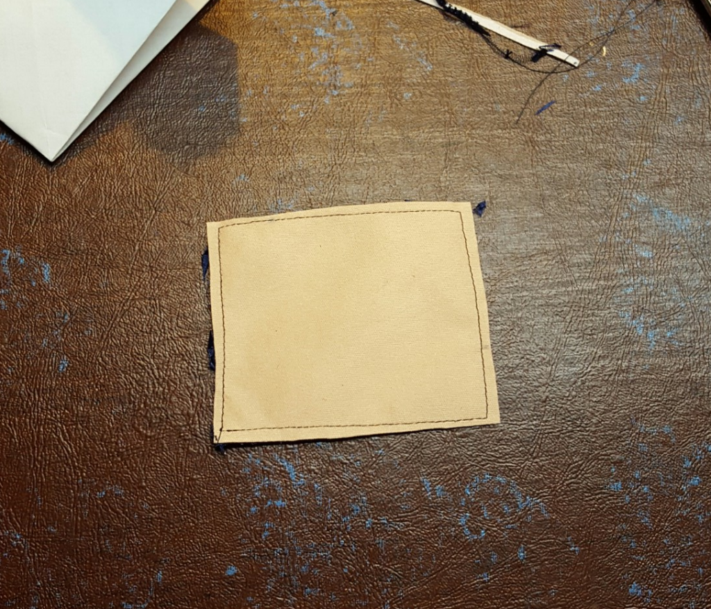 Back View of Rectangle
