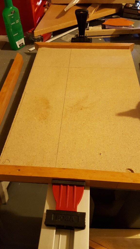Clamp sides to base