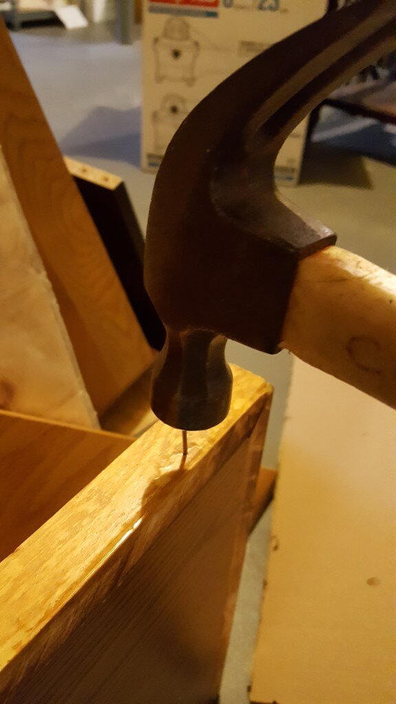Add finishing nails