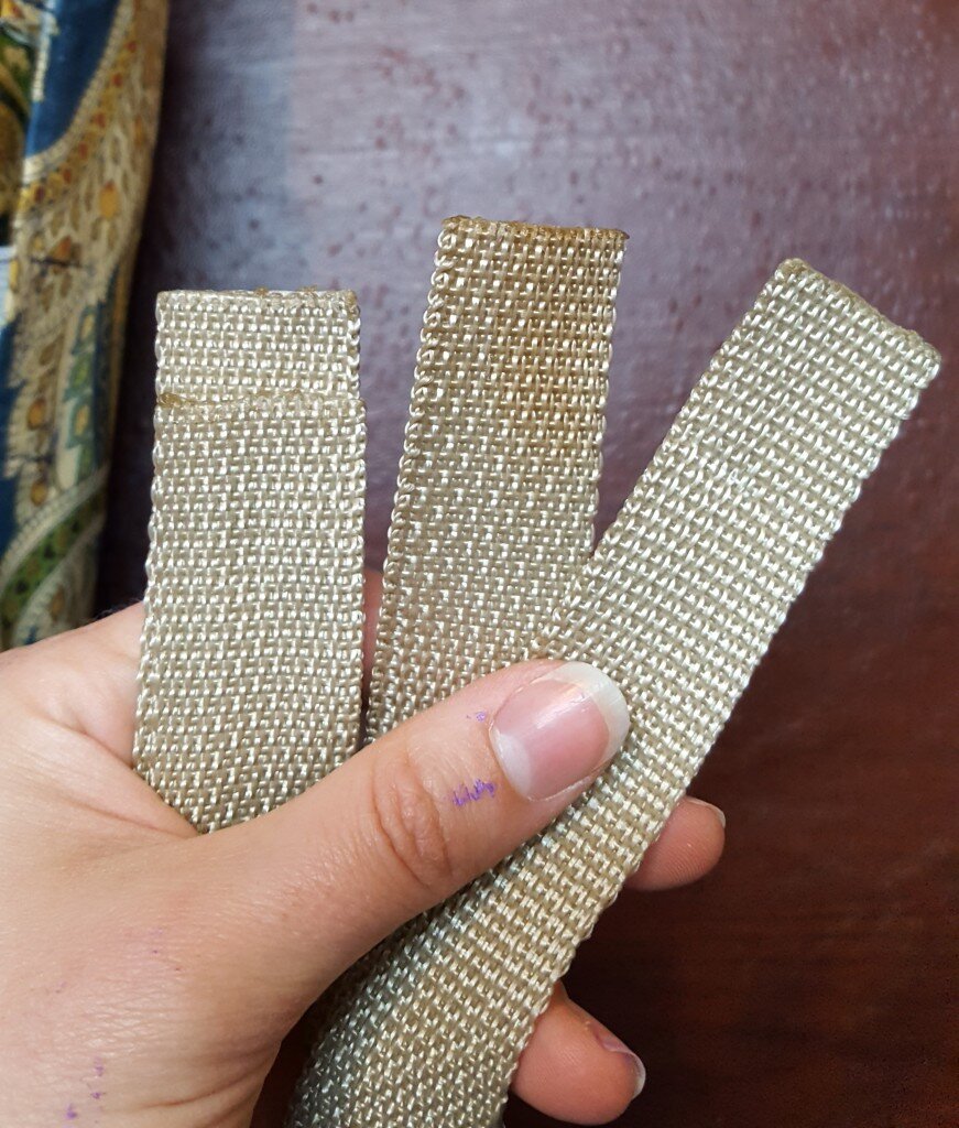 Burn edges to prevent fraying