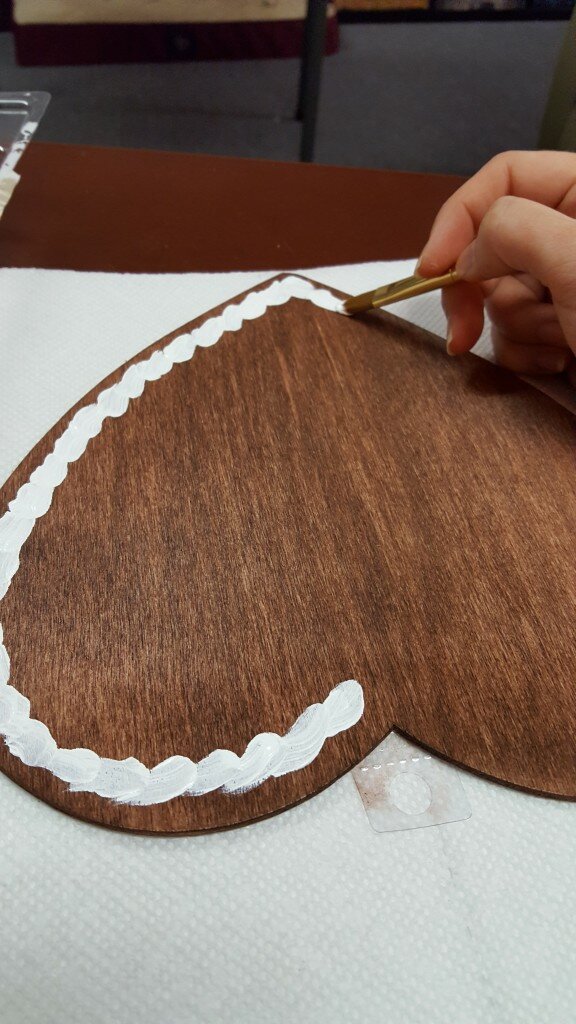 Paint "cookie" heart