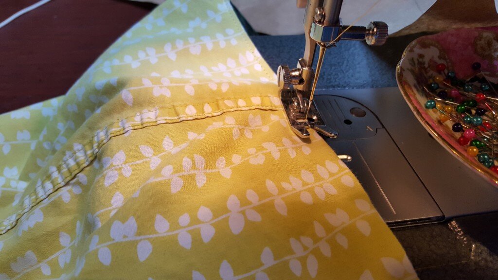 Stitch around edges