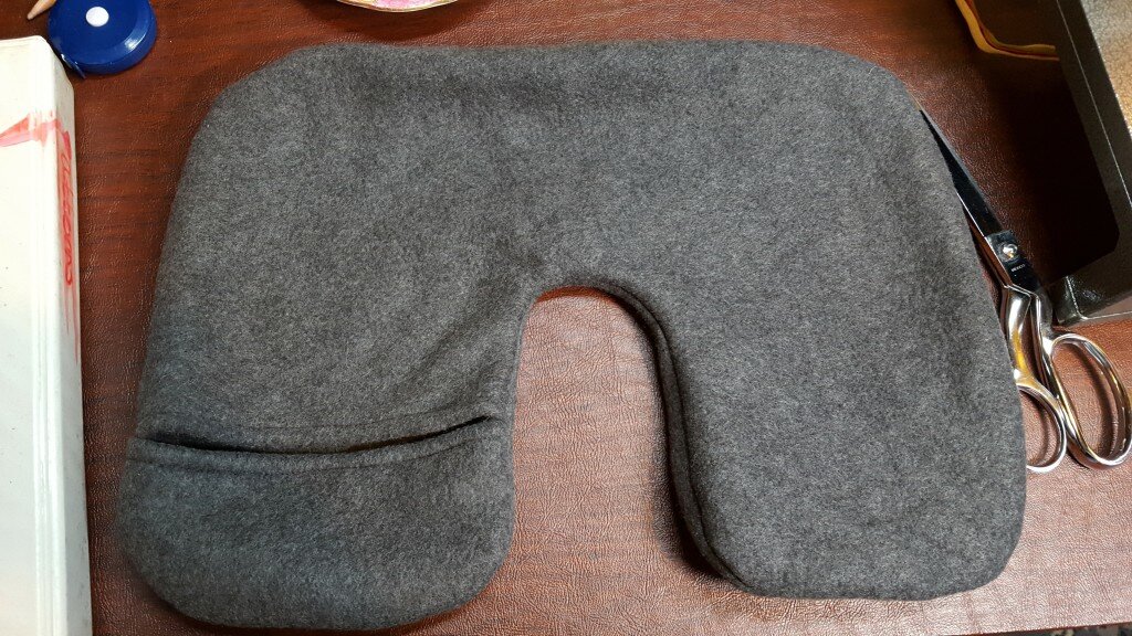Trim seams, turn right side out. 
