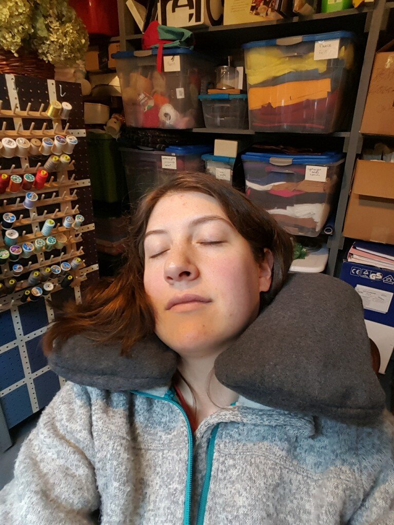 Post sewing nap. 