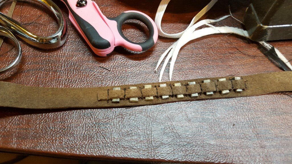 Finished ammo belt