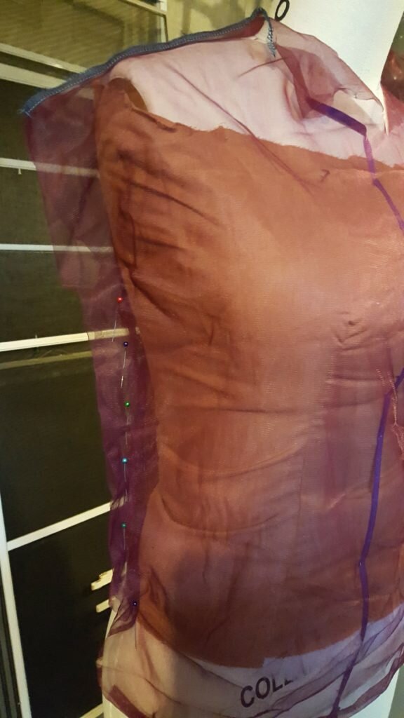 Pin side seams