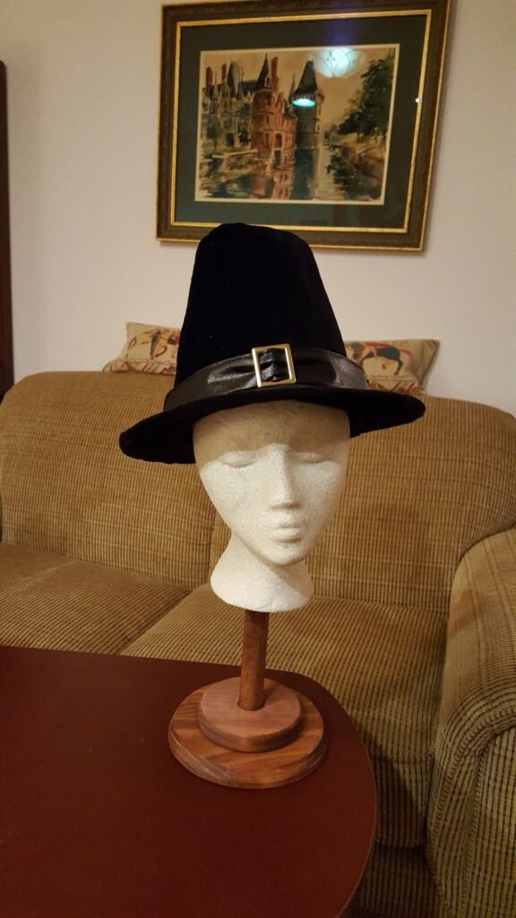 Finished Pilgrim hat