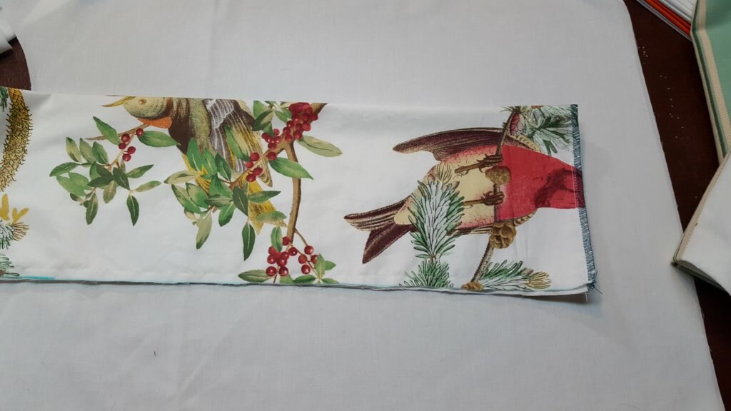 Fold top panel in half, press.