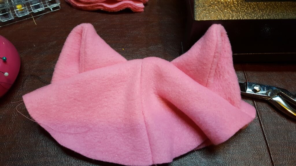 Finished top of hat!