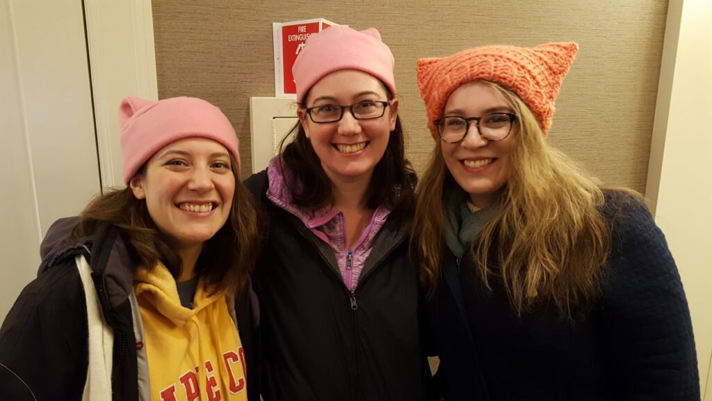 Check out those hats!